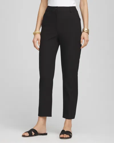 Chico's Fly-front Ankle Pants In Black