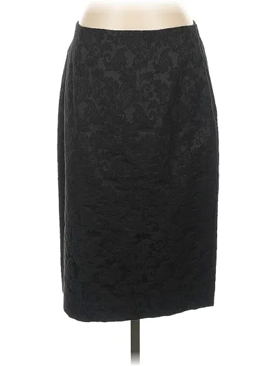 Pre-owned Chico's Formal Skirt In Black
