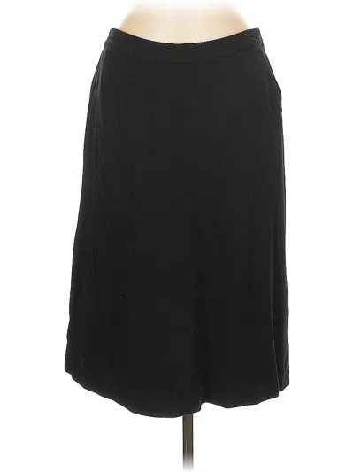 Pre-owned Chico's Formal Skirt In Black