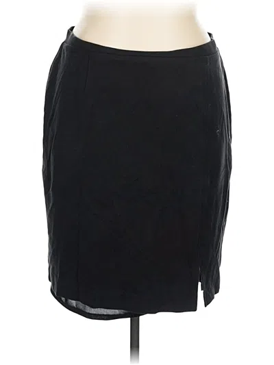 Pre-owned Chico's Formal Skirt In Black