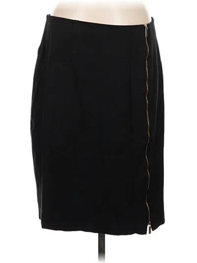 Pre-owned Chico's Formal Skirt In Black