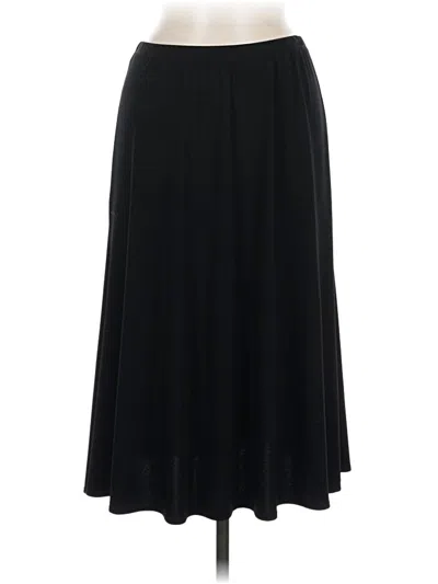 Pre-owned Chico's Formal Skirt In Black