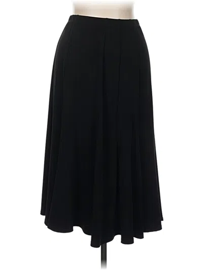 Pre-owned Chico's Formal Skirt In Black