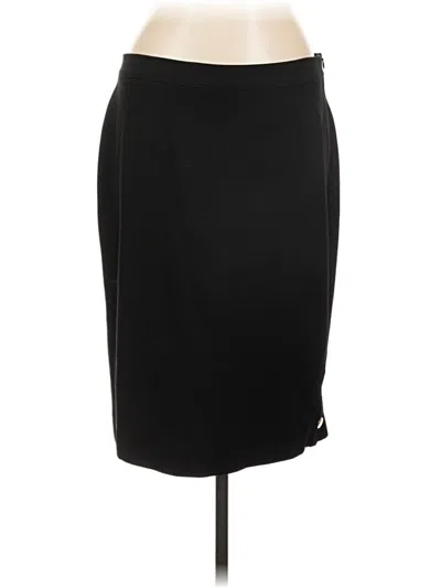 Pre-owned Chico's Formal Skirt In Black