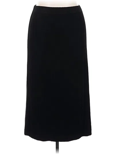 Pre-owned Chico's Formal Skirt In Black