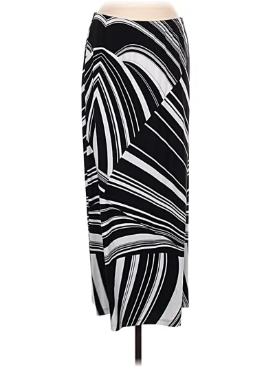 Pre-owned Chico's Formal Skirt In Black