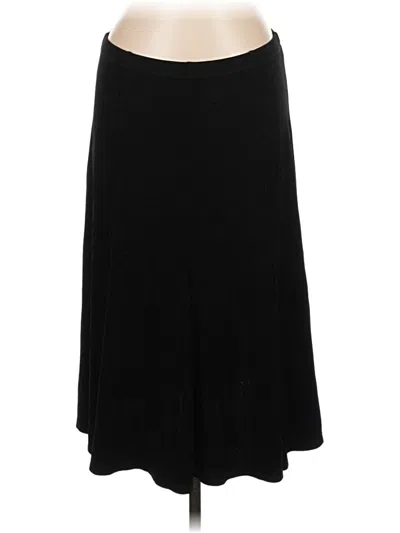 Pre-owned Chico's Formal Skirt In Black