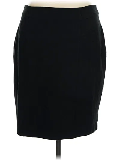 Pre-owned Chico's Formal Skirt In Black