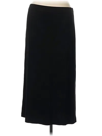 Pre-owned Chico's Formal Skirt In Black
