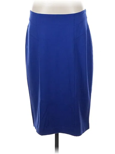 Pre-owned Chico's Formal Skirt In Blue