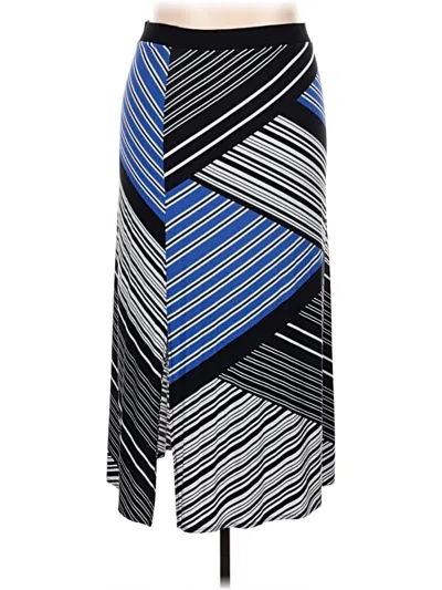 Pre-owned Chico's Formal Skirt In Blue