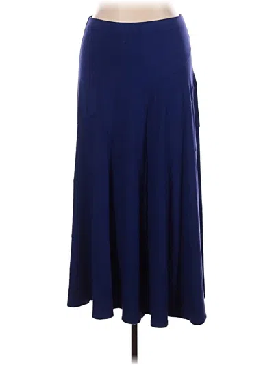 Pre-owned Chico's Formal Skirt In Blue
