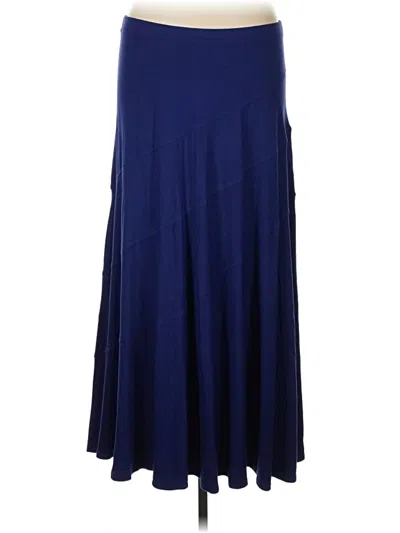 Pre-owned Chico's Formal Skirt In Blue