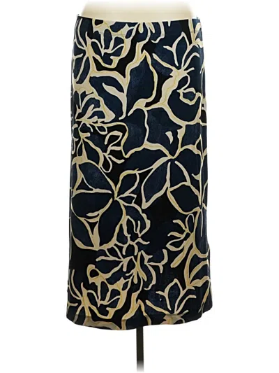 Pre-owned Chico's Formal Skirt In Gold