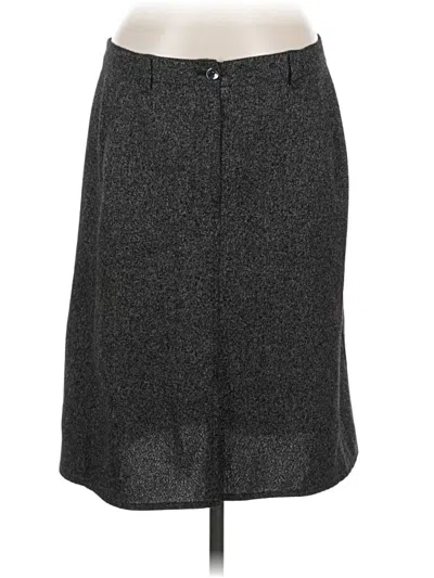 Pre-owned Chico's Formal Skirt In Gray