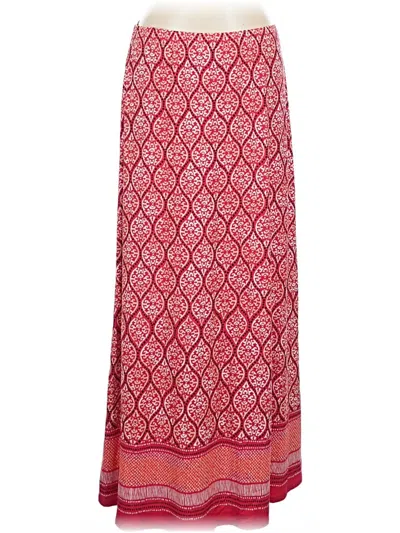 Pre-owned Chico's Formal Skirt In Red