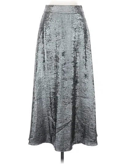 Pre-owned Chico's Formal Skirt In Silver
