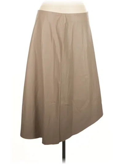 Pre-owned Chico's Formal Skirt In Tan