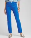 Shop Chico's Girlfriend Ankle Jeans In Turkish Sea Size 10 |