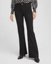 Chico's Girlfriend Flare Jeans In Black Size 20 |  In Black