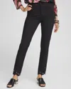 Shop Chico's Girlfriend Floral Cutout Ankle Jeans In Black Size 16 |