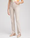 Chico's Girlfriend Jeans In Taupe Size 6 |  In Smokey Taupe