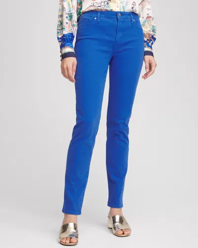 Chico's Girlfriend Jeans In Blue Size 0/2 |  In Turkish Sea