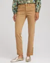 Chico's Girlfriend Slim Ankle Jeans In Caramel Apple