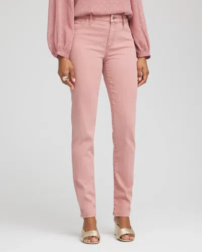 Chico's Girlfriend Slim Ankle Jeans In Dusty Rose In Pink