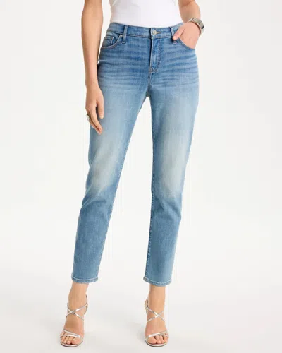 Chico's Girlfriend Slim Ankle Jeans In Joelle Indigo