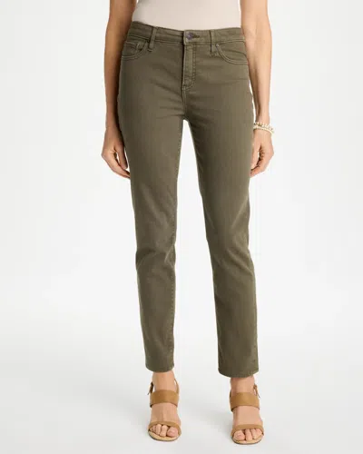 Chico's Girlfriend Slim Ankle Jeans In Mossy Grove