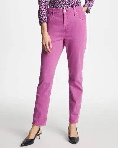 Chico's Girlfriend Slim Ankle Jeans In Violet Shadow In Pink