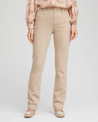 Chico's Girlfriend Slim Full-length Jeans In Champagne Fizz In Neutral