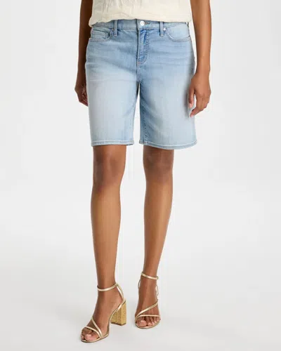 Chico's Girlfriend Slim Indigo Jean Shorts In Shasta Indigo In Multi