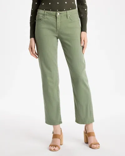 Chico's Girlfriend Straight Ankle Jeans In Fresh Eucalyptus