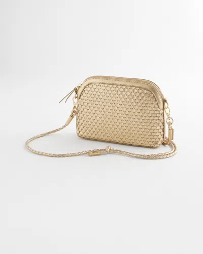 Chico's Glam Gold-tone Purse In Metallic |  In Antique Gold
