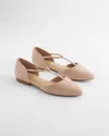 Chico's Glory Pointed Toe Flats In Neutral In Brown