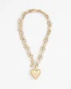 Chico's Gold-tone Heart Necklace |  In Gold