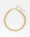 Chico's Gold Tone Twisted Coil Necklace |  In Gold