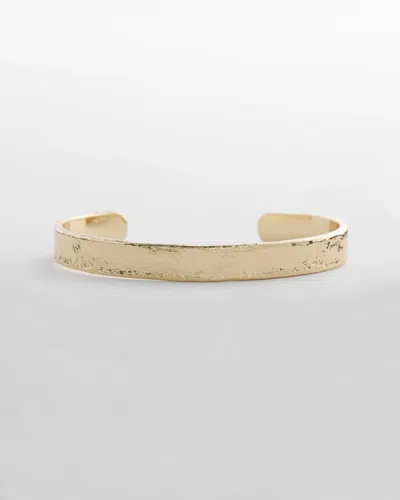 Chico's Goldtone Flexible Cuff Bracelet