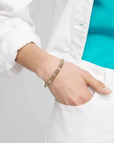Chico's Goldtone Stretch Bracelet