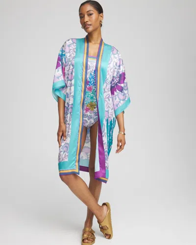 Chico's Gottex Bali Kimono Cover-up In Multi