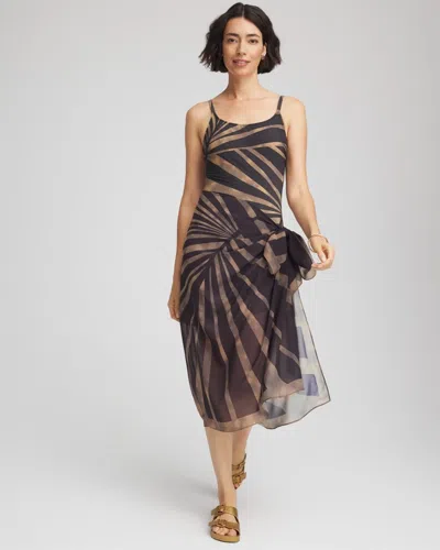 Chico's Gottex Desert Queen Pareo In Black In Multi