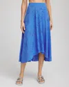 Chico's Gottex Skyfall Lace Long Skirt In Blue In Blue
