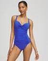 Chico's Gottex Tutti Fruitti Sweetheart One Piece In Blue In Blue