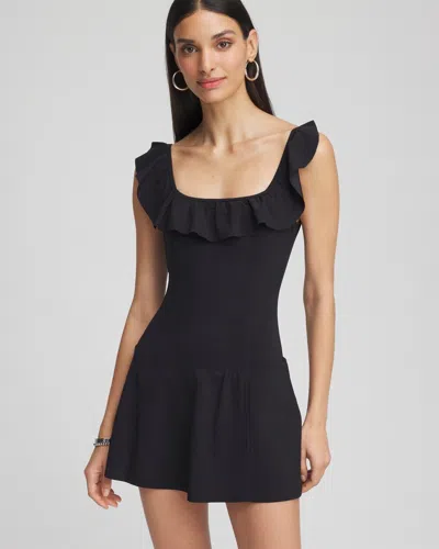 Chico's Gottex Tutti Fruitti Swim Dress In Black Size 16 |