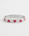 Chico's Heart Bangle Size Medium/large |  In Red