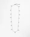Shop Chico's Hematite Teardrop Long Necklace |
