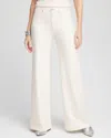 Chico's High Rise Relaxed Straight Leg Ponte Pants In English Cream Size 16 |  In English Cream