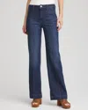 Chico's High-rise Straight Fit Jeans In Biscayne Indigo